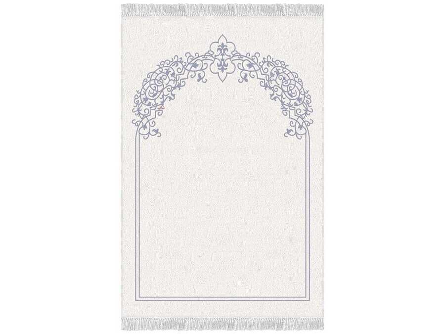 Lala Velvet Prayer Rug Blue