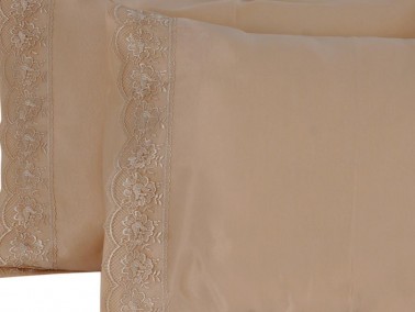 Lalezar 2 pcs Pillowcase Cappucino - Thumbnail