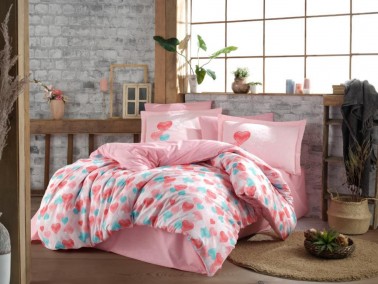 Hobby - Lavida Single Duvet Cover Set Red