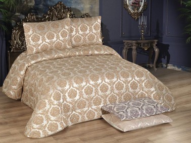 Lera Double Bedspread Gold - Thumbnail