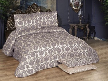 Lera Double Bedspread Plum - Thumbnail