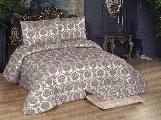 Lera Double Bedspread Plum