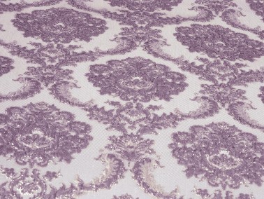 Lera Double Bedspread Plum - Thumbnail