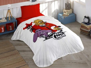 Hobby - Licensed King Şakir Single Blanket Karete Hobby - Licensed King Şakir Single Blanket Karete