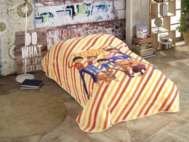 Hobby - Licensed Rafadan Crew Single Blanket Adventurer Hobby - Licensed Rafadan Crew Single Blanket Adventurer