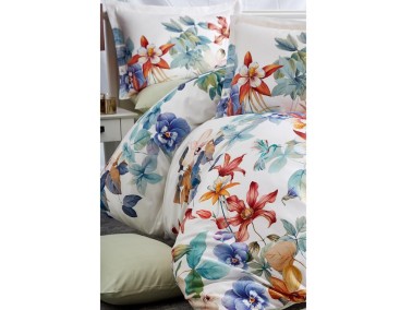 Lotus Digital Premium 3D Double Duvet Cover Set - Thumbnail