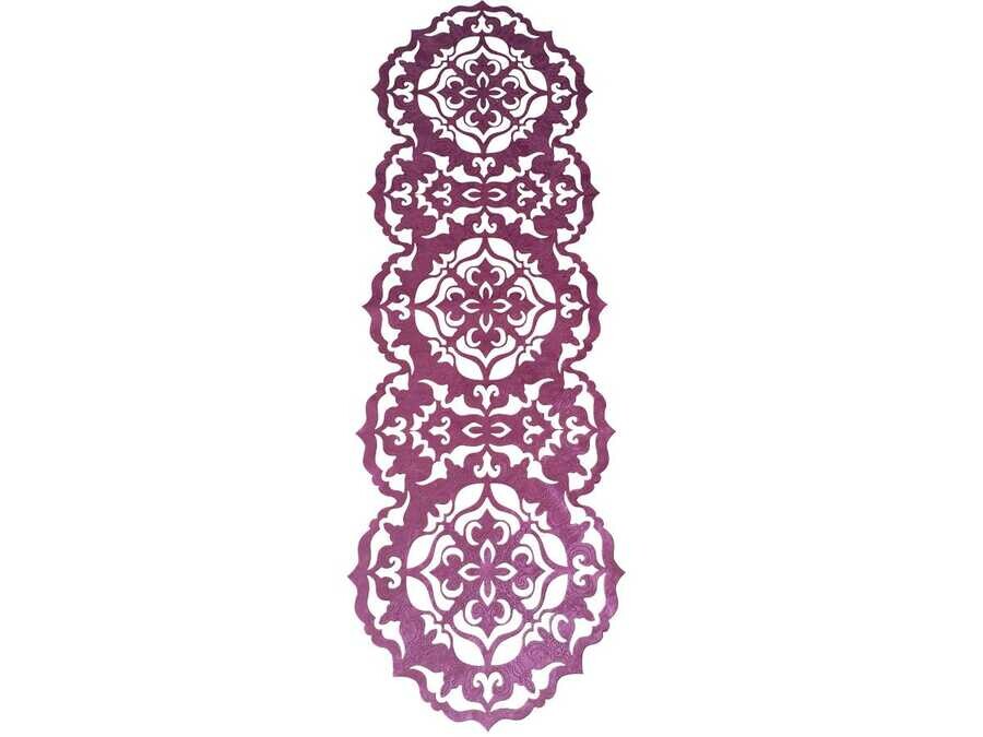  Luxury Star Lux Velvet Runner Plum - Thumbnail