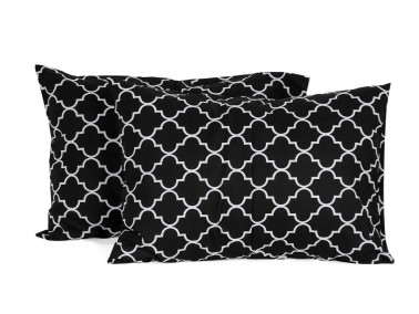 Çeyiz Diyarı - Medallion 2 pcs Pillowcase Black Çeyiz Diyarı - Medallion 2 pcs Pillowcase Black