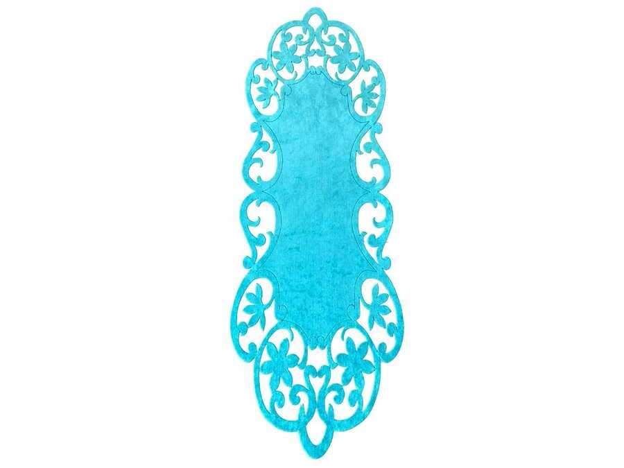 
Magnolia Velvet Runner Turquoise - Thumbnail