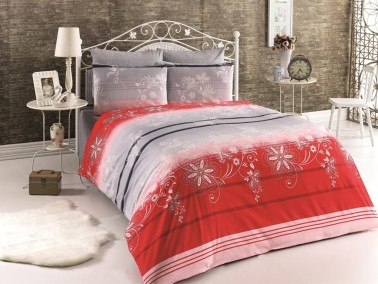 Çeyiz Diyarı - Maya Single Duvet Cover Set Gray Çeyiz Diyarı - Maya Single Duvet Cover Set Gray