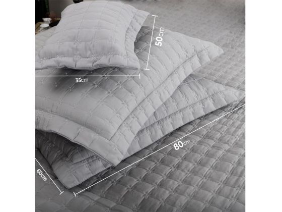 Meltem Double Bedspread - Gray