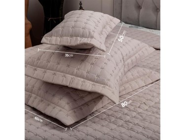 Meltem Double Bedspread - Cappuccino - Thumbnail