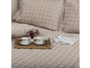 Meltem Double Bedspread - Cappuccino - Thumbnail