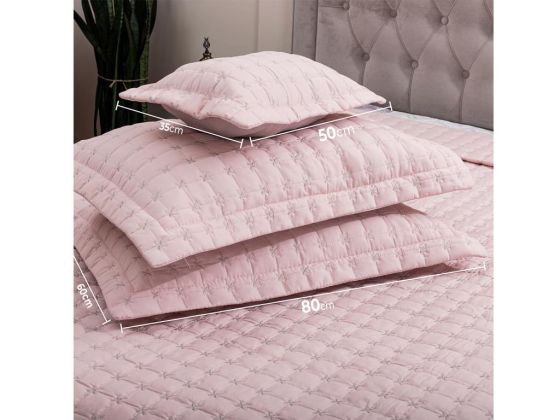 Meltem Double Bedspread - Powder