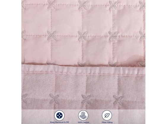 Meltem Double Bedspread - Powder