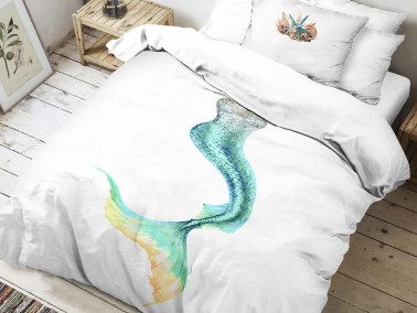 Mermaid Single Duvet Cover Set - Thumbnail