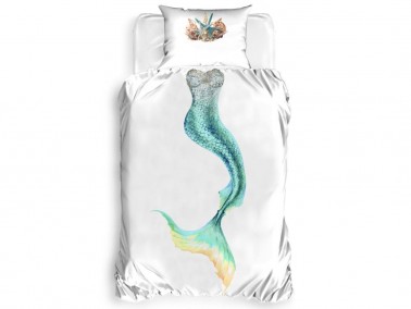 Mermaid Single Duvet Cover Set - Thumbnail