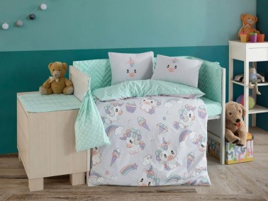 Hobby - Mila Baby Duvet Cover Set Gray Hobby - Mila Baby Duvet Cover Set Gray