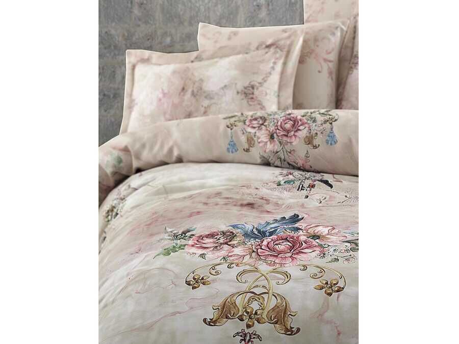  Mila Digital Premium Satin Double Duvet Cover Set
