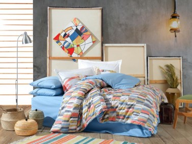 Hobby - Mikado Single Duvet Cover Set Mustard Hobby - Mikado Single Duvet Cover Set Mustard