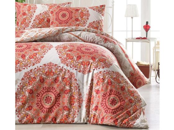 Modern Double Bedding Set Orange