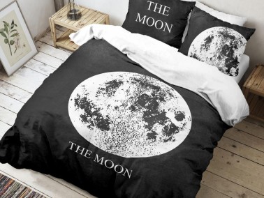 Moon Double Duvet Cover Set - Thumbnail