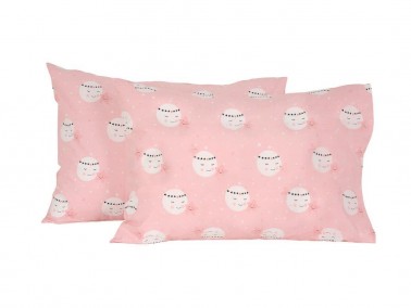 Çeyiz Diyarı - Moon Velvet Cushion's Cover 2 PCS - Powder Çeyiz Diyarı - Moon Velvet Cushion's Cover 2 PCS - Powder