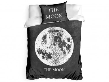 Moon Single Duvet Cover Set - Thumbnail