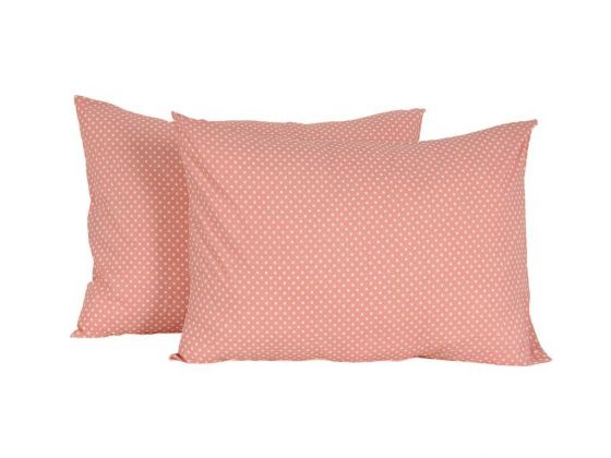 Mottled 2- Piece Pillow Cover - Powder