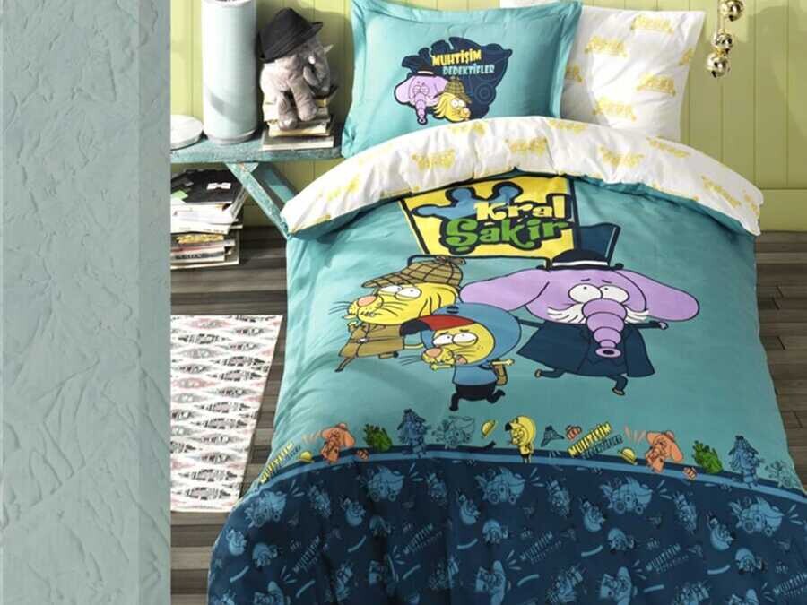 Awesome Detectives Single Bedspread Set - Thumbnail