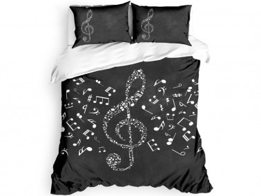 Musicol Double Duvet Cover Set - Thumbnail