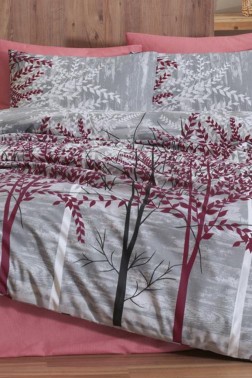 Natura Sleeping Set Double Claret Red - Thumbnail