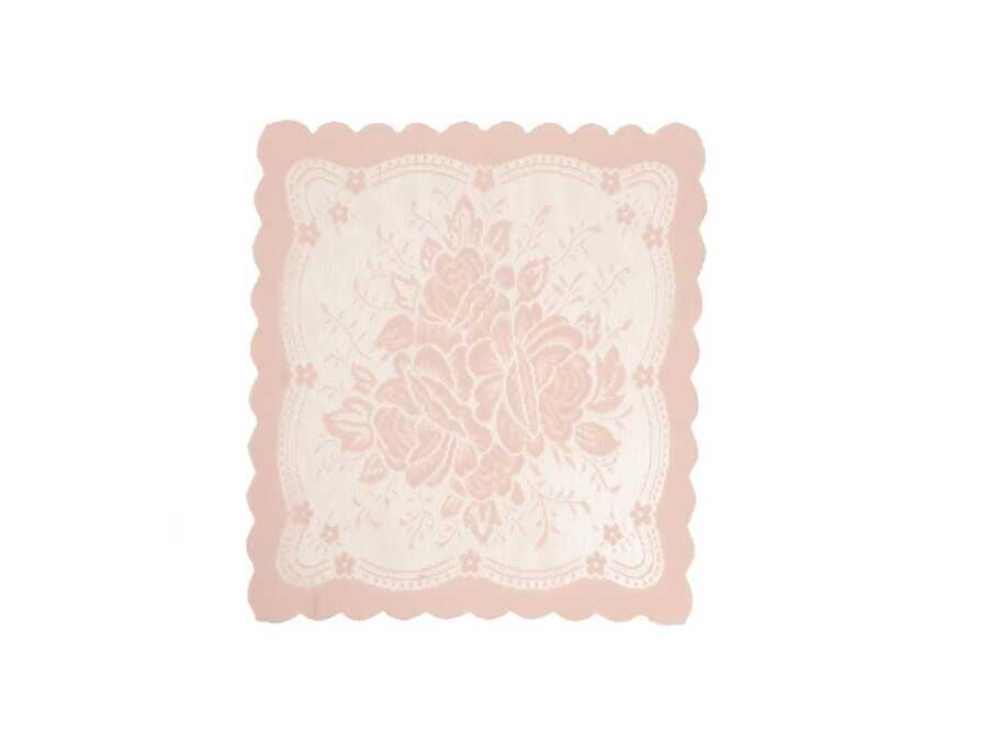 Sultan Knitted Panel Pattern Napkin Set Powder 6pcs