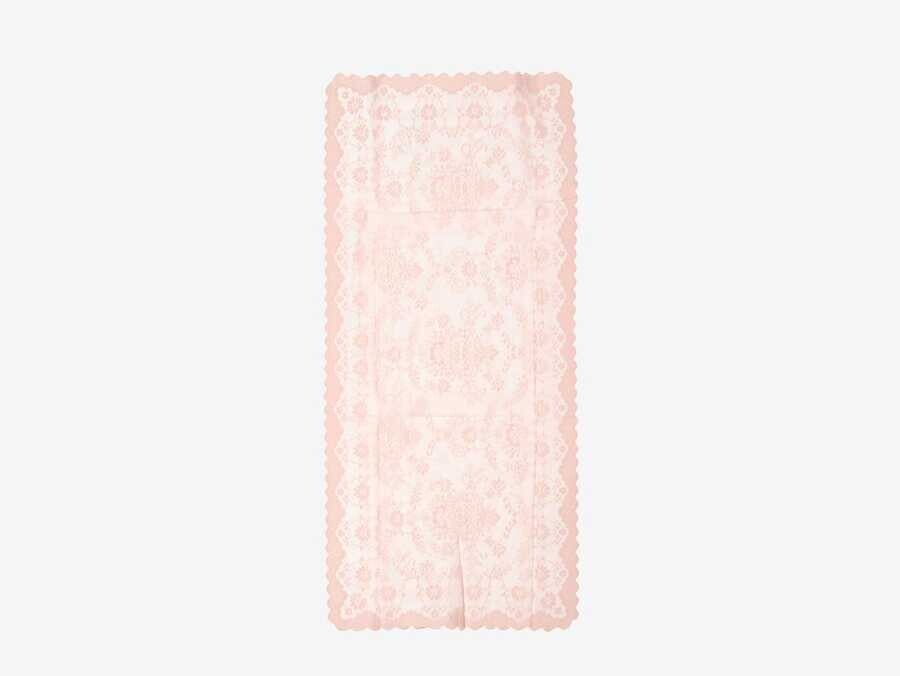 Dowry World - Knitted Panel Pattern Console Cover Bahar Powder Dowry World - Knitted Panel Pattern Console Cover Bahar Powder