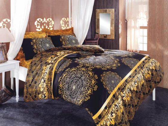 Osmanlı Double Duvet Cover Set Yellow