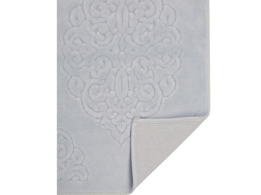 Ottoman Cotton Bath Mat Set of 2 Gray - Thumbnail