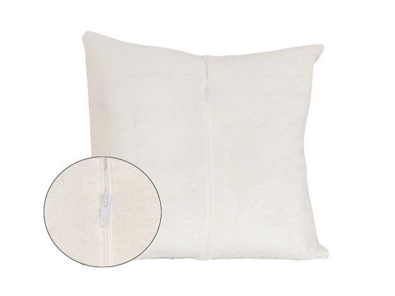 Ottoman Velvet Cushion's Cover 2 PCS - Cream