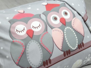 Owl Colorful Pillowcase 2 pcs - Thumbnail