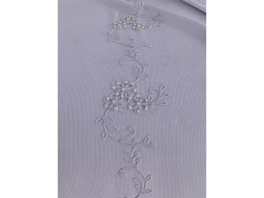Palermo Bedspread Set 6pcs, Coverlet 255x255, Sheet 240x250, Pillowcase 50x70, Double Size, Grey - Thumbnail