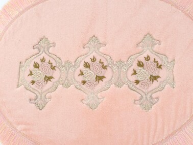 Pandora French Guipure 2 Pcs Bath Mat Set Powder - Thumbnail