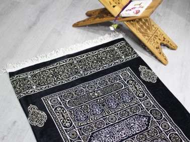 Payidar Fringed Chenille Woven Prayer Rug - Thumbnail