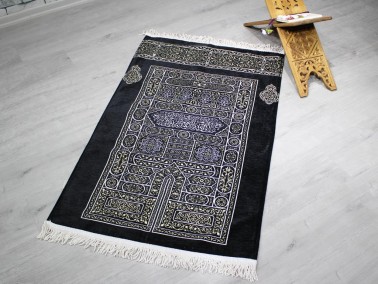 Payidar Fringed Chenille Woven Prayer Rug - Thumbnail