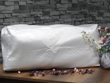 Pearl Embroidered Comforter Bag - Thumbnail