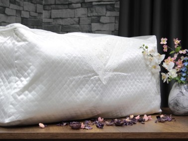 Pearl Embroidered Comforter Bag - Thumbnail