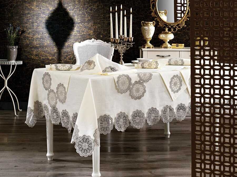 Perla Tablecloth Set 26 Pieces