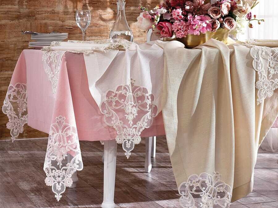 Perla Tablecloth Set 26 Pieces - Thumbnail