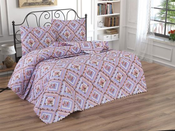  طقم غطاء سرير مبطن مزدوج - ليلا Petek 