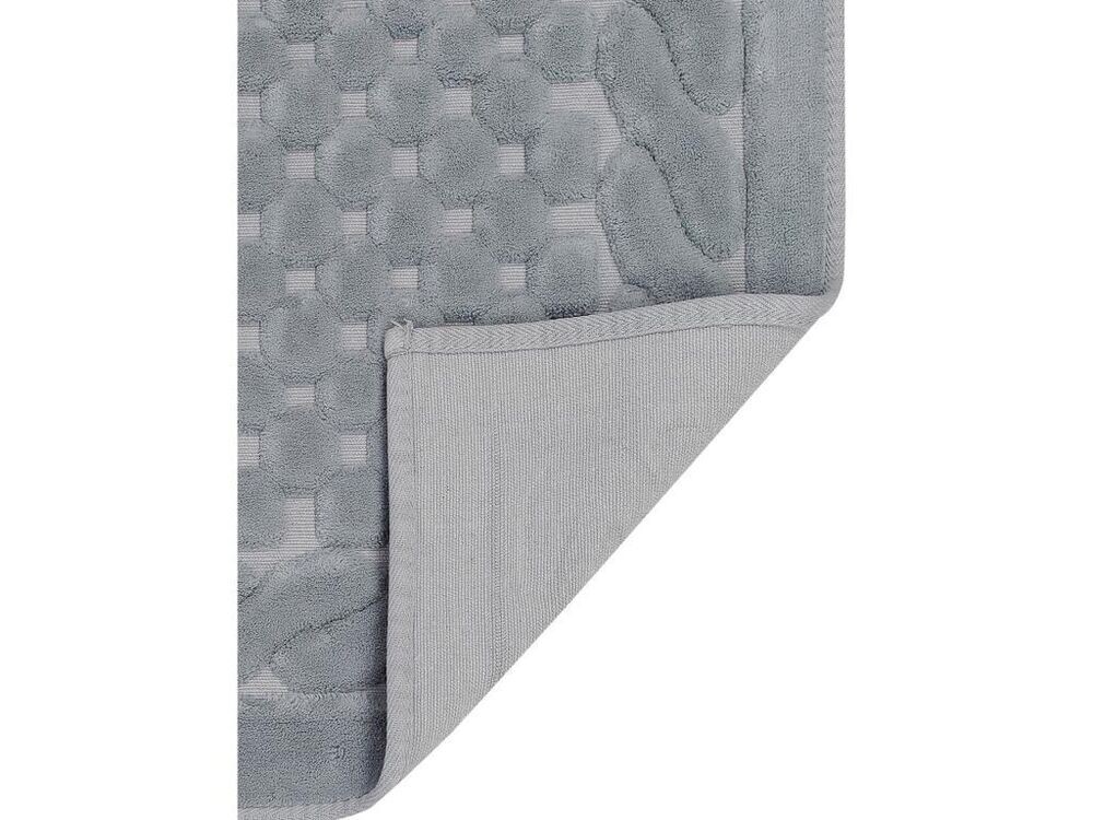 Pitikare Cotton Bath Mat Set 2 PCS - Gray - Thumbnail