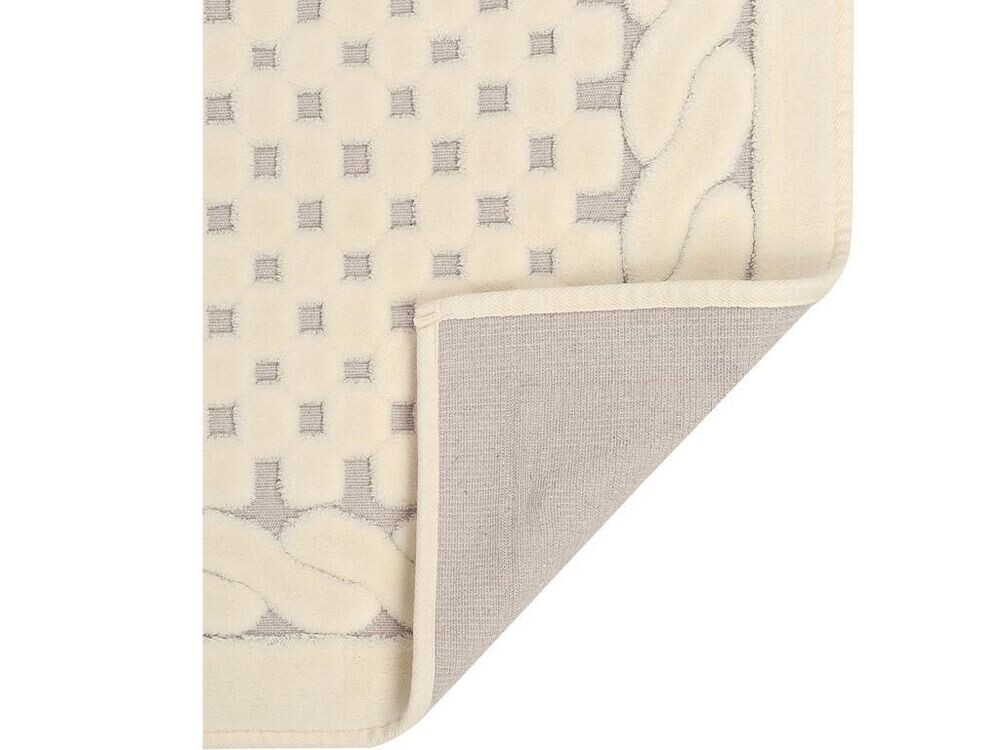 Pitikare Cotton Bath Mat Set 2 PCS - Cream - Thumbnail