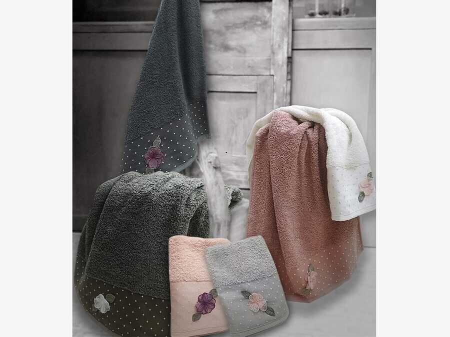 Polka Bath Towel 6 Pcs